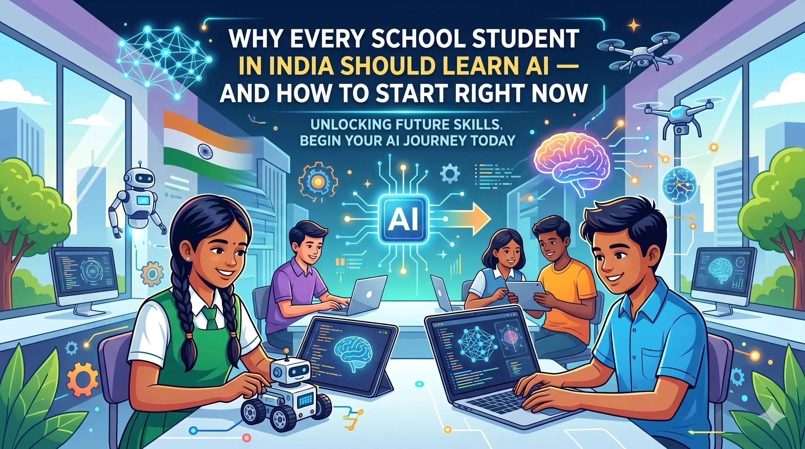 Why Every School Student in India Should Learn AI - And How to Start Right Now
